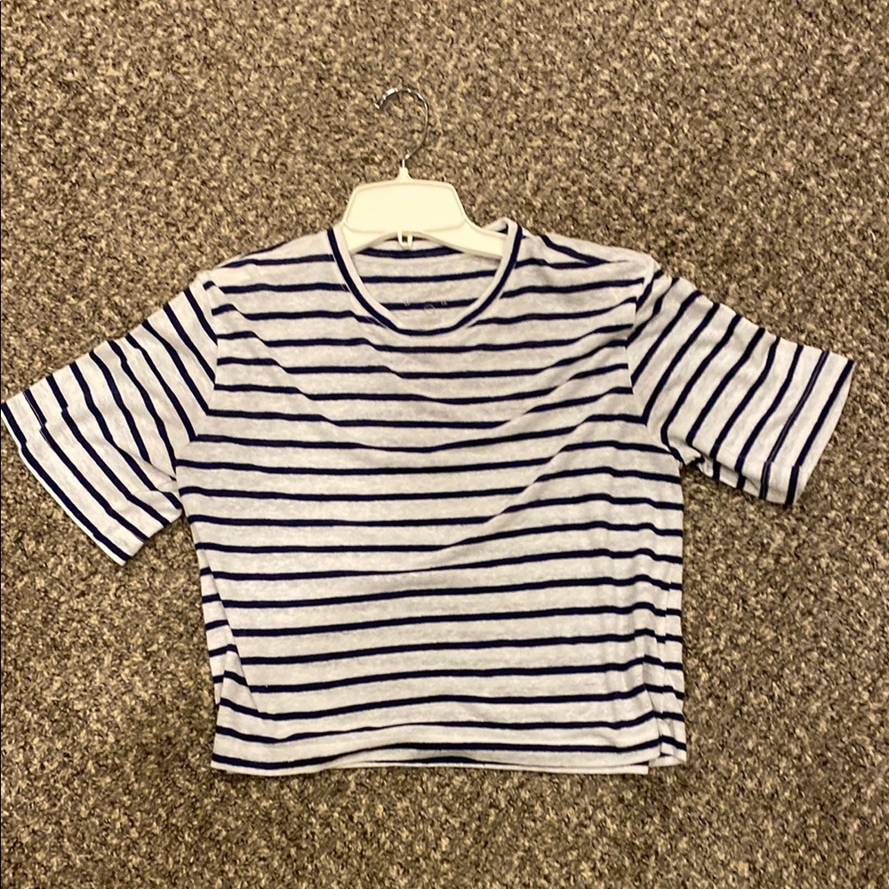 Women’s Universal Thread Striped Blue & Light Gray